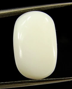 5.90 Ct Natural White Opal Loose Gemstone Cabochon Stone Wire Wrap Stone - 13825 - Foto 1 di 2