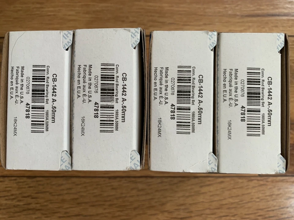 Juego de rodamientos de varilla Ford Mustang 2V Clevite Street/Carrera para +20 Foto 1 de 1