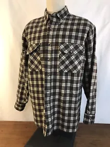 Ivy Crew Plaid Acrylic Blend Long Sleeve Casual Shirt Mens Large - Picture 1 of 5