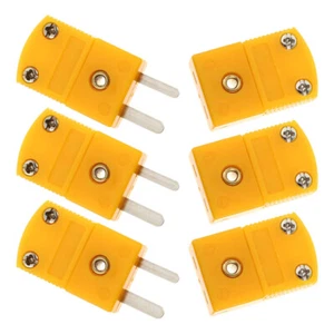 6 Pcs Thermocouple Junction for Digital Meter Spring Wire Connectors - Picture 1 of 12