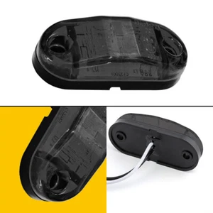 6pcs Amber LEDs Car Truck Trailer RV Oval 2.5" Side Clearance Marker Lights USA - Picture 1 of 12