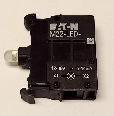 EATON M22 LED G 12-30 Volt Green LED Pilot Light Lamp Module 22 mm