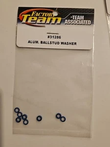 Team Associated 31286 Factory Team Aluminum Ballstud Washer Set B5-B4-T4-SC10-B6 - Picture 1 of 1