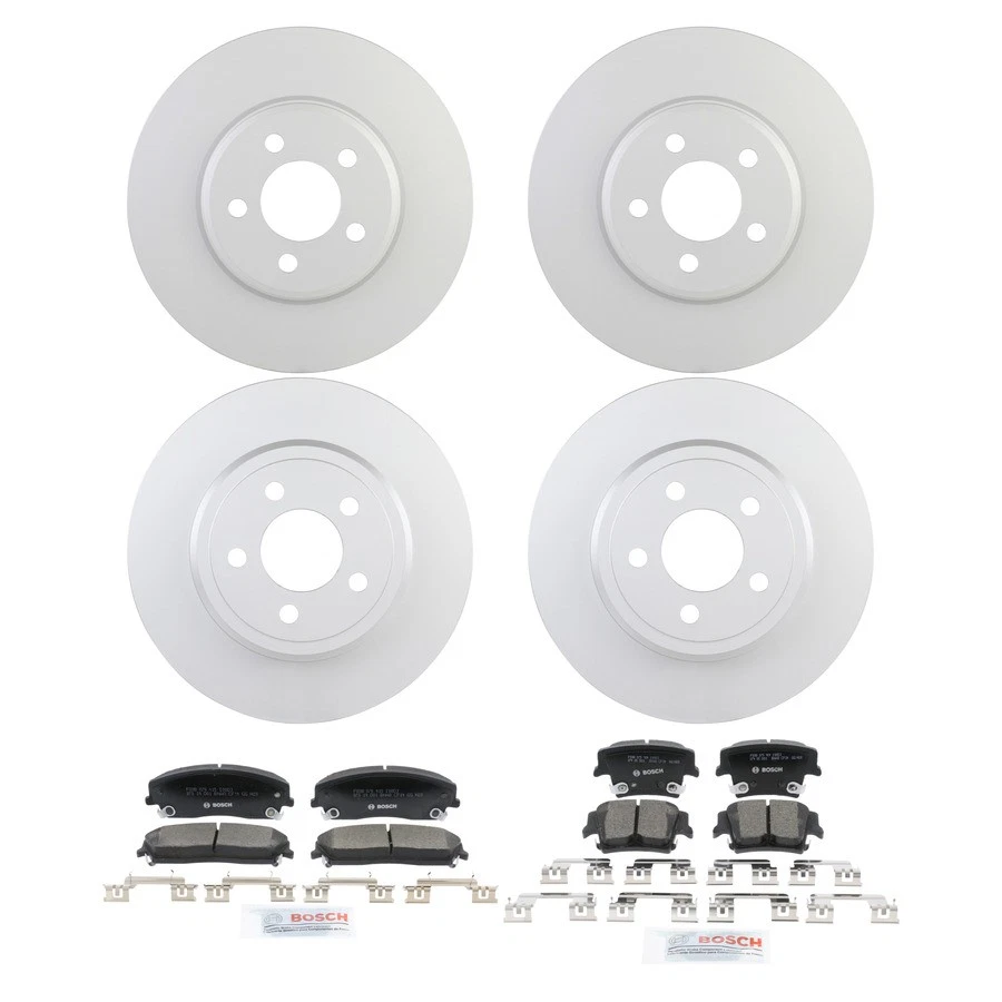 Bosch QuietCast керамическая тормозная колодка и комплект ротора для 05-23 Dodge Charger - Изображение 1 из 4