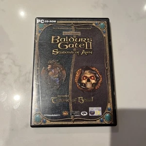 Baldur’s Gate II (2) Shadows Of Amn & Throne Of Bhaal PC RPG Game VGC - Picture 1 of 5