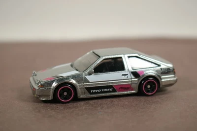 Hot Wheels 2025 ZAMAC Toyota AE86 Sprinter Trueno LQQK - Imagem 1 de 4