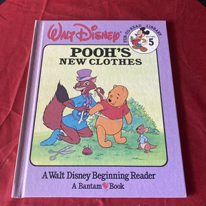 *KIDS* Disney - Pooh’s New Clothes (1986, VINTAGE Hardcover Book) Volume 5 - Picture 1 of 15