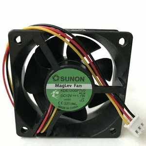 KDE1206PTV2 fan 12V 1.1W 3pin 60*60*25mm - Afbeelding 1 van 3
