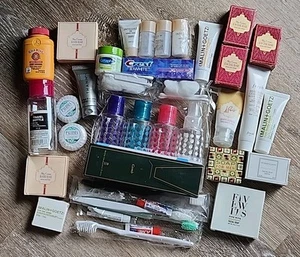 Travel Size Toiletries Lot 25+ Shampoo Lotion Soap Toothbrushes Powder Skincare - Picture 1 of 7