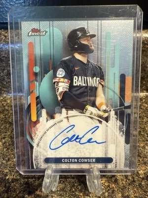 2025 Topps Finest - Finest Autographs Colton Cowser #FA-CC (AU) - Image 1 of 2