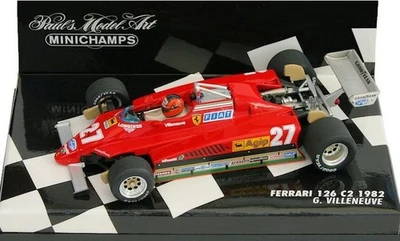 Ferrari 126 C2 1982 Gilles Villeneuve #27 - MINICHAMPS 430 820027 - Immagine 1 di 2