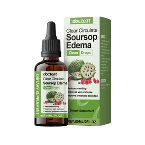 60ml Graviola Soursop Blatt Tropfen - 100% natürliche vegetarische Bitterstoffe Gesundheit NEU - Bild 1 von 18