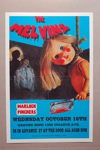The Melvins Concert Tour Poster 1991 Boulder Colorado-- - Picture 1 of 1