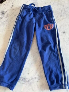Gymboree Football Retired Boys 6 Blue w Stripes Sweatpants w/2-Pockets 🏈 - Picture 1 of 5