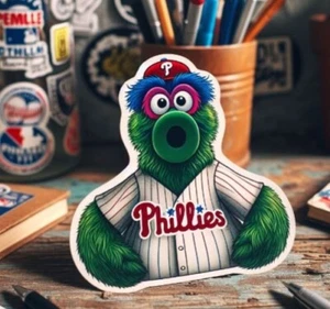 Phillies Phanatic ~ 2" Sticker ~ MLB Mascot ~ Philadelphia ~ WS Champs 1980 - Picture 1 of 1