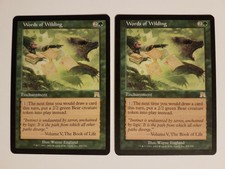 Magic: 2x Words of Wilding - Onslaught MTG - NM - FREE Combined Shipping!