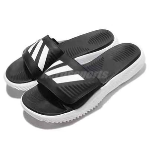 Adidas AlphaBOUNCE Slide schwarz weiß Herren Sport Sandalen Hausschuhe BA8775 NEU - Bild 1 von 7