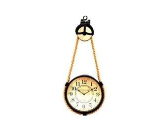 Wall Clock, Moving Gear Design Clock, Roman Numeral, Chicken Style Clock, - Picture 1 of 20