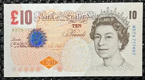 GREAT BRITAIN 2000 BANK OF ENGLAND 10 POUNDS UNC - Picture 1 of 3