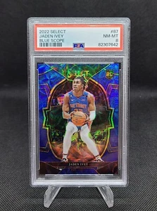 2022-23 Panini Select Jaden Ivey RC Blue Scope Prizm /249 Rookie #87 PSA 8 - Picture 1 of 2