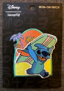 "LILO & ""STITCH GOING DOWN TO THE WATER con BOOGIE BOARD"" Nuevo parche de hierro disney - Imagen 1 de 3