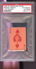 1933 E285 Rittenhouse Candy 3 Frank Frankie Frisch PSA A Graded Baseball Card