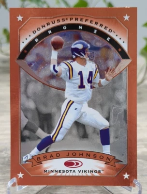 1997 Donruss Preferred #32 Brad Johnson - Image 1 of 2