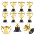 Set of 16 Small Gold Trophies for Children's Athletic Contests & Prizes