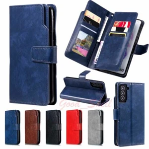 For Samsung A12 A32 A42 A52 A72 A51 A71 S21 Wallet Flip Stand Leather Case Cover - Picture 1 of 33