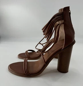 Strappy Heels Forever 21 Shoes Cylinder Heel Women’s Shoe Size 9 Ankle Straps - Picture 1 of 10