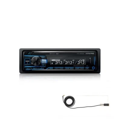 AUTORADIO ALPINE UTE-204DAB USB AUX BT DAB DAB + antenna dab - Immagine 1 di 3