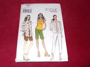 🌺 VOGUE #V8911-LADIES TANK TOP-SHORTS-PANT & TWO LENGTH JACKET PATTERN 8-16 FF - Picture 1 of 2