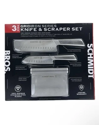 Schmidt 3 Piece Gridiron Series Knife & Scraper Set - Image 1 of 4