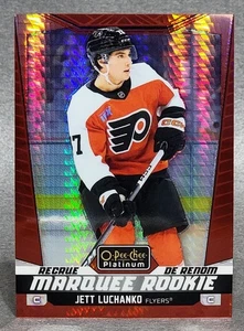 2024-25 O-Pee-Chee Platinum Red Prism #284 Jett Luchanko 98/199 - Picture 1 of 2