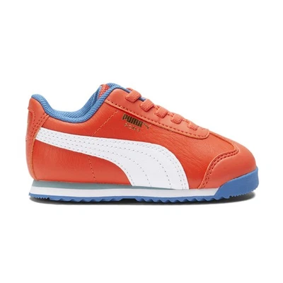 Zapatillas informales PUMA Roma Go For con cordones para niños pequeños naranja 38653901 Foto 1 de 4