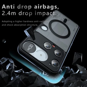 Funda para teléfono For Nothing (3), 4 bolsas de aire magnética mate cubierta de acrílico - Imagen 1 de 13
