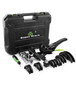 Super Stars Tubing Bender Kit 1/4in-7/8in HVAC Ratchet Pipe Bender Tool Set-OB - Picture 1 of 5