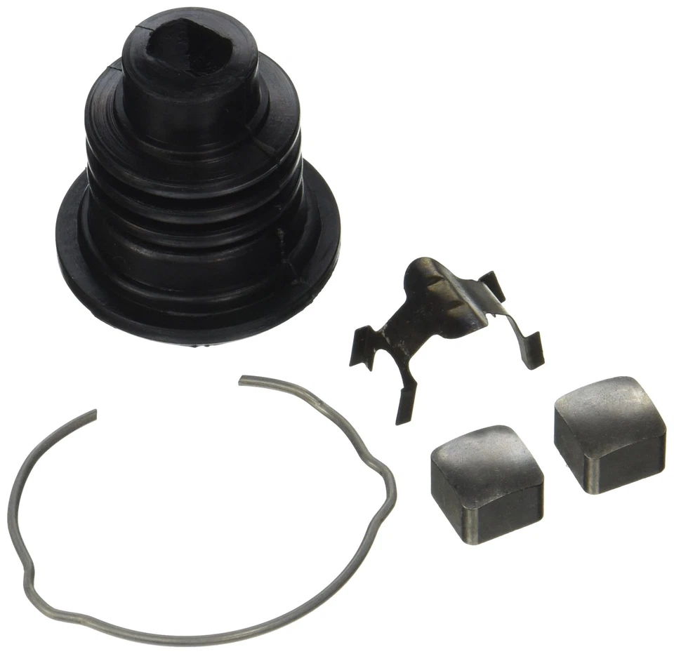 Crown Automotive 8132676K Steering Lower Shaft Boot Kit Black Silver Foto 1 de 1