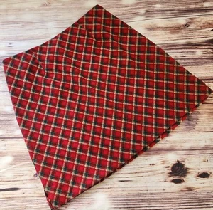 Vintage La Belle rot karierter Rock 7/8 adrette Academia Mod Y2K Schulmädchen USA - Bild 1 von 7