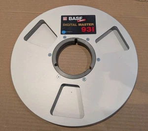 METAL 10.5" 1/2" SPOOL FOR BASF 931 DIGITAL MASTER TAPE - Picture 1 of 3