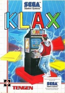 KLAX - Sega Master System Action Adventure Puzzle Strategy Video Game Boxed - Picture 1 of 1