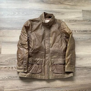 Ll women's waxed hunting jacket bean Brown and Tan Jacket XL - Picture 1 of 6