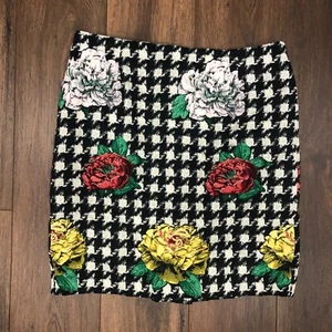 Falda Floral Sara Campbell Para Mujer Talla 14 Hecha en EE. UU. Hasta la Rodilla Trabajo Informal - Imagen 1 de 8