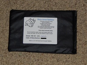 PAIR of BULLETPROOF INSERTS 5x8" IIIa Vest Pocket or SIDE SAPI Pockets - Picture 1 of 2
