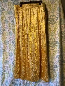 A New Day Palazzo 2XL Velvet Bright Yellow NWT Perfect! U.S.Domestic Ship Only - Picture 1 of 4