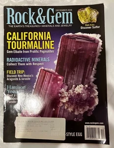 Rock & Gem Magazine Dec 2008 Pre-Ownd Exc Cond Fast Ship Craft Jewelry Minerals - Picture 1 of 1