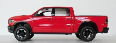 Dodge Ram 1500 2019 roja camioneta pickup doble cabina motor máximo 1/27 nueva Foto 1 de 4