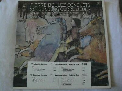 PIERRE BOULEZ CONDUCTS SCHOENBERG GURRE-LIEDER 2X VINYL LPS BOX 1975 DJ PROMO EX - Image 1 of 4