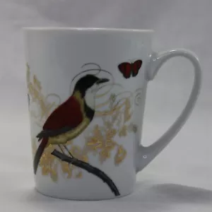 Barnes and Noble Fringe Studios Coffee Mug Bird And Butterfly Porcelain - Picture 1 of 5