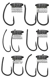 Gardner Tackle Covert DARK Hooks *Packs of 10* NEW Carp Fishing Hook *All Types* - Picture 1 of 15